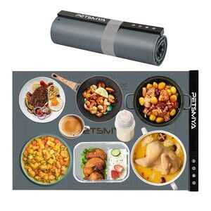Petsmya Food Warming Mat - Electric Warming Tray with 6 Temperature Adjustable
